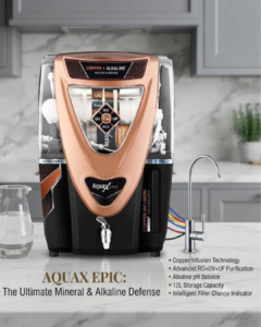 Aquaroyalguard EPIC Copper RO Water Purifier | RO + UV + UF + TDS Controller + Copper Technology