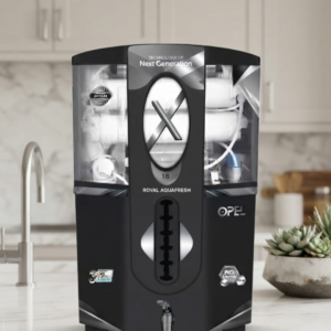 Aquaroyalguard Opel Black 18 Litre RO Water Purifier | RO + UV + UF + TDS Controller + Copper Technology