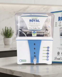 Aquaroyalguard Aqua Grand Royal Black RO Water Purifier | RO + UV + UF + TDS Controller + Copper Technology