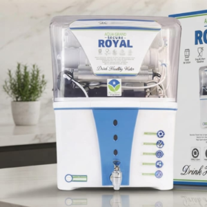 Aquaroyalguard Aqua Grand Royal Black RO Water Purifier | RO + UV + UF + TDS Controller + Copper Technology