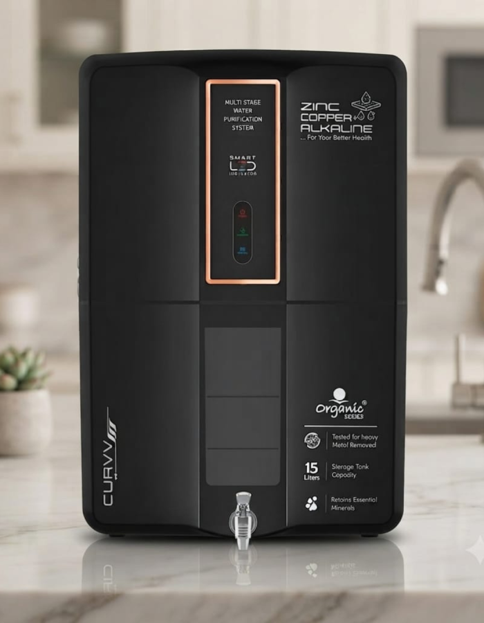 Aquaroyalguard Curvy Organic Series 12 Litre Premium RO Water Purifier with Copper & Alkaline Technology